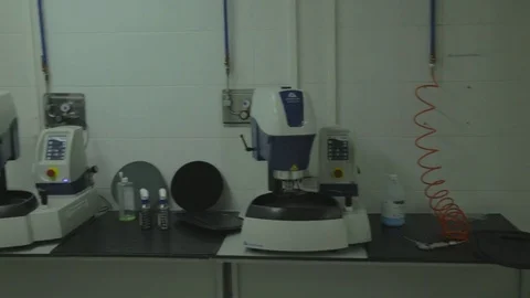 Laboratory for testing rails Stock Footage 84466409