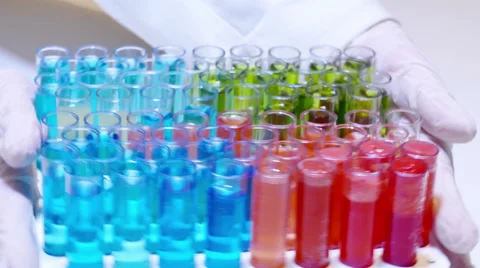 Laboratory Testing of Specific Chemical Compounds Stock Footage 63853758