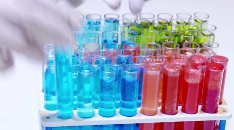 Laboratory Testing of Specific Chemical Compounds Stock Footage 63853913