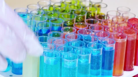 Laboratory Testing of Specific Chemical Compounds Stock Footage 63854916