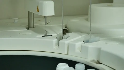 Laboratory testing with technology. Stock Footage 91890277