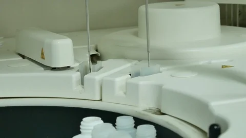 Laboratory testing with technology. Stock Footage 91892022