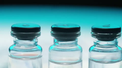 Laboratory testing on vaccine for diseases Stock Footage 137923826