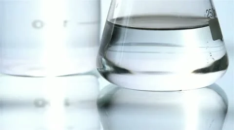 Laboratory testing of water. water pollution Stock Footage 12308291