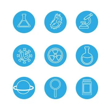 Laboratory tool science Stock Illustration