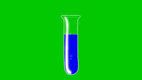 Laboratory tube with bubbles Stock Footage 90855432