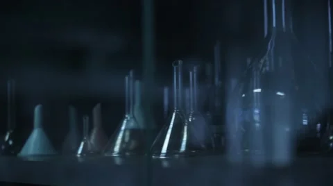 Laboratory tubes Stock Footage 45421993