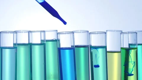 Laboratory Tubes Stock Footage 200740486