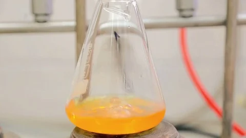 Laboratory vessel Video stock 84013848