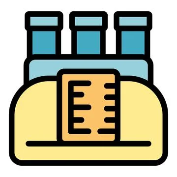 Laboratory water bath maintaining temperature for test tubes 스톡 일러스트