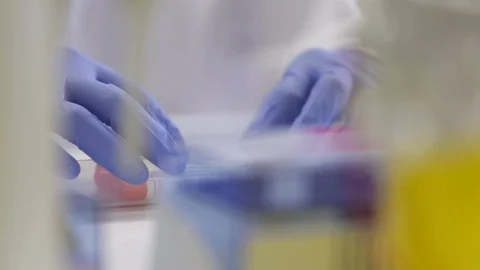 Laboratory work Stock Footage 88799933