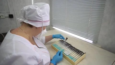 Laboratory Work Stock Footage 266432211