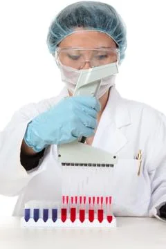 Laboratory work Stock Photos