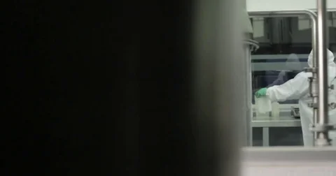 Laboratory Workers Stock Footage 81989235