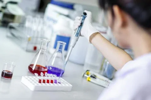 Laboratory workplace Stock Photos