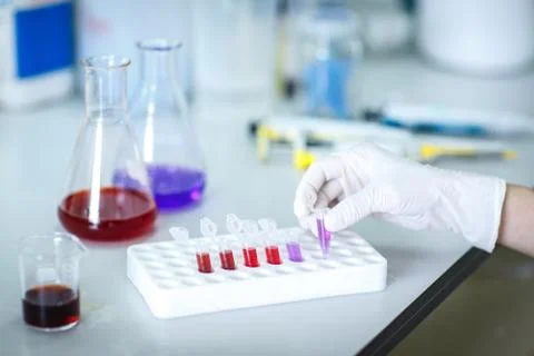 Laboratory workplace Stock Photos