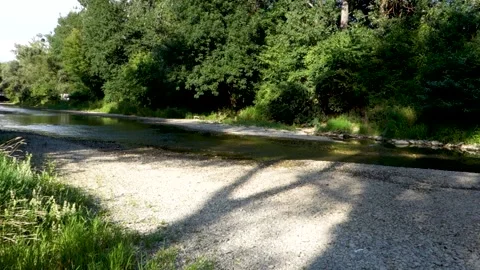 The Laborec River on the territory of Slovakia Stock Footage 209883815