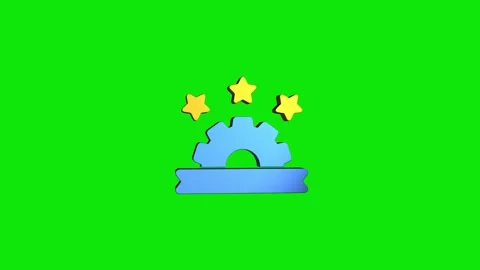 Labour day 3D rendering rotating gear mechanism wheel for teamwork success .. Stock Footage 313467854