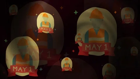 Labour Day Background Loop Stock Footage 309515199