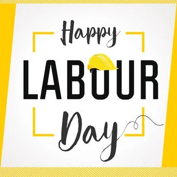 Labour Day card Stock Illustration
