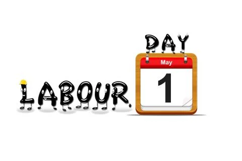 Labour day. Stock Illustration