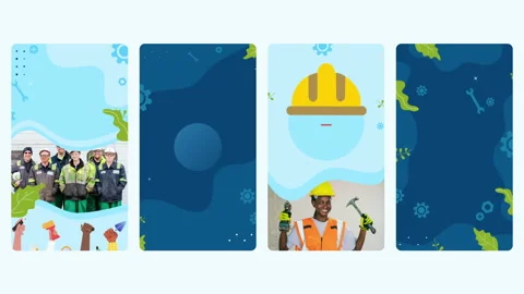 Labour Day | Worker Day Vertical Video After Effects素材