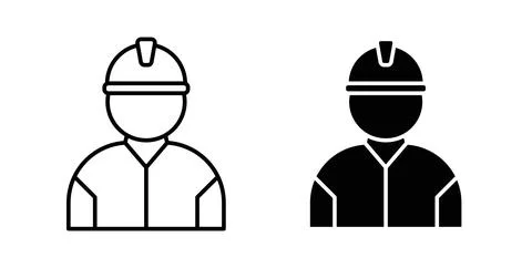 Labour icon vector art Illustrations Stock Illustration