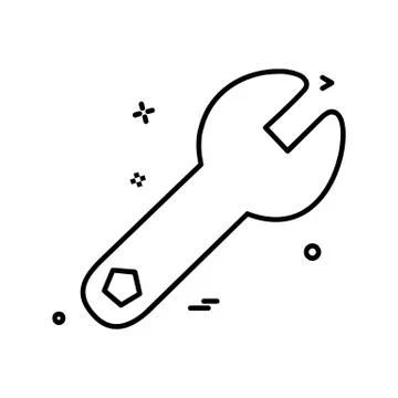 Labour tools icon design vector Ilustración de archivo