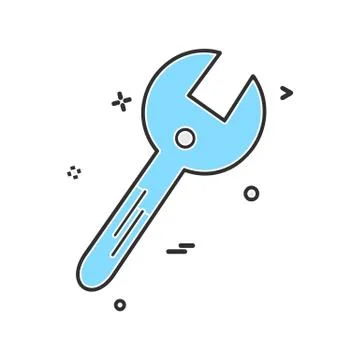 Labour tools icon design vector Ilustración de archivo