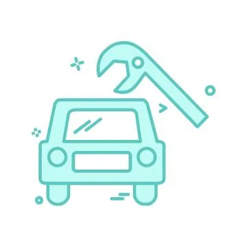 Labour tools icon design vector Ilustración de archivo