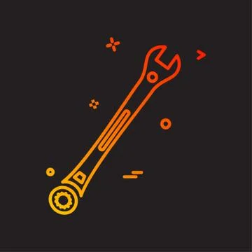 Labour tools icon design vector Ilustración de archivo
