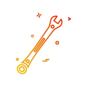 Labour tools icon design vector Ilustración de archivo