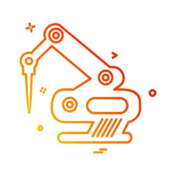 Labour tools icon design vector Ilustración de archivo