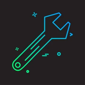 Labour tools icon design vector Ilustración de archivo