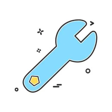 Labour tools icon design vector Ilustración de archivo