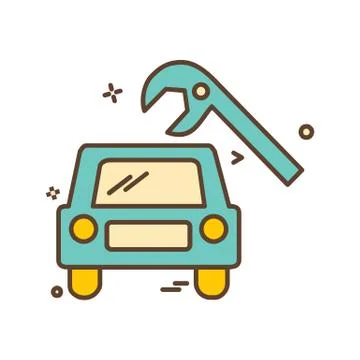 Labour tools icon design vector Ilustración de archivo