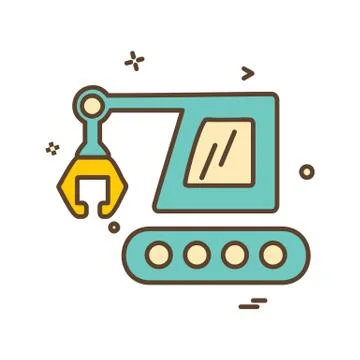 Labour tools icon design vector Ilustración de archivo