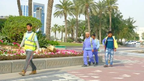 Labour's going back after work Video stock 125341612