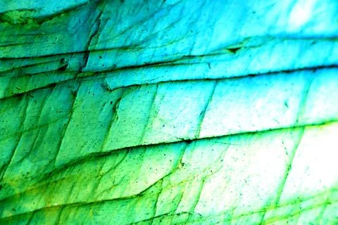 Labradorite stone close up macro Stock Photos