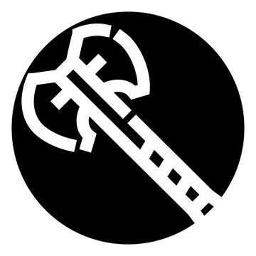 Labrys axe symbol of strength and power Stock-Illustration
