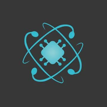 Labs chemistry icon or vector logo design Stock Illustration