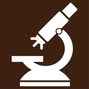 Labs Microscope Vector Icon Illustrazione stock