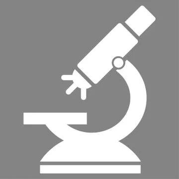 Labs Microscope Vector Icon Illustrazione stock