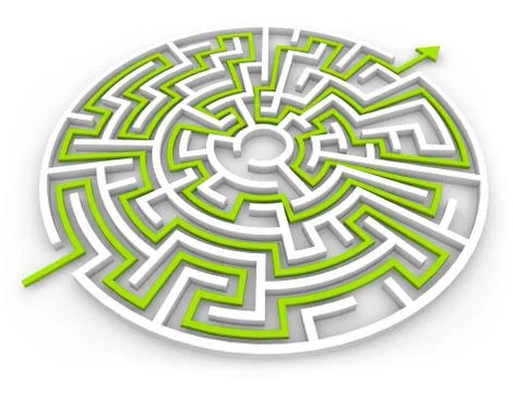 Labyrinth 2 Stock Illustration