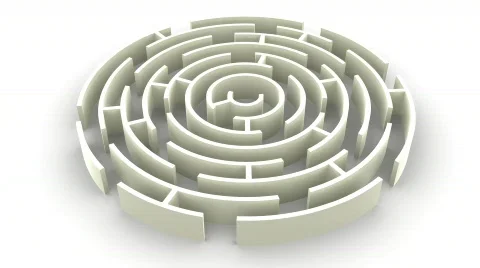 Labyrinth.  Stock Footage 793196
