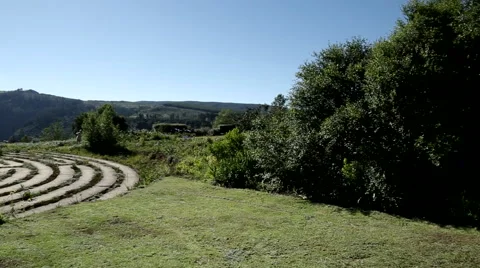Labyrinth at Hogsback Stock Footage 59941298