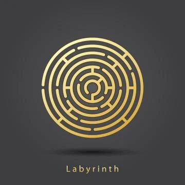 Labyrinth icon. sign, symbol. Vector illustration Stock Illustration