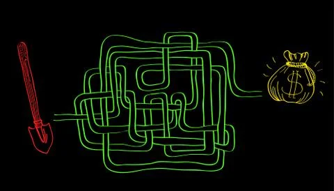 Labyrinth Stock Illustration