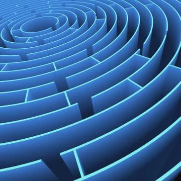 Labyrinth Stock Illustration