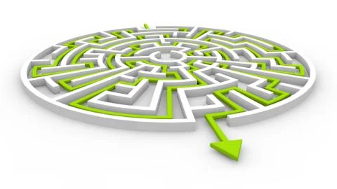 Labyrinth Illustrazione stock